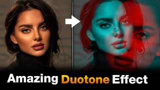 Amazing Duotone Double Exposure Effect | How to Use Duotone Mode in Photoshop