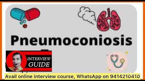 Pneumoconiosis l AMC interview questions for Doctors | Army Doctor questions | Interview Guide