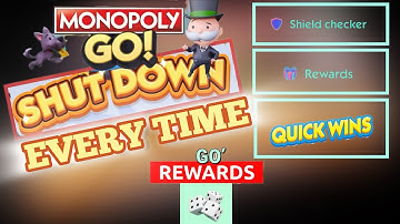 Get a Shutdown EVERY time in Monopoly GO! #monopolygo #shutdown #gorewards