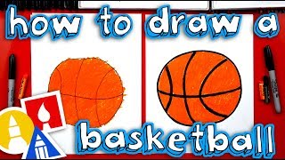 How To Draw A Basketball   For Young Artists! image