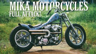 Mika Motorcycles, Harley Davidson Custom Chopper 1430Cc! Unbody Gastank And Fender!