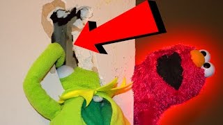 Elmo Pranks Kermit the Frog GONE WRONG!