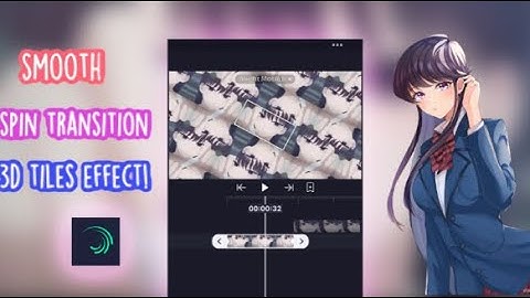 smooth spin and zoom out with 3d tiles effect transition alight motion tutorial by zayn