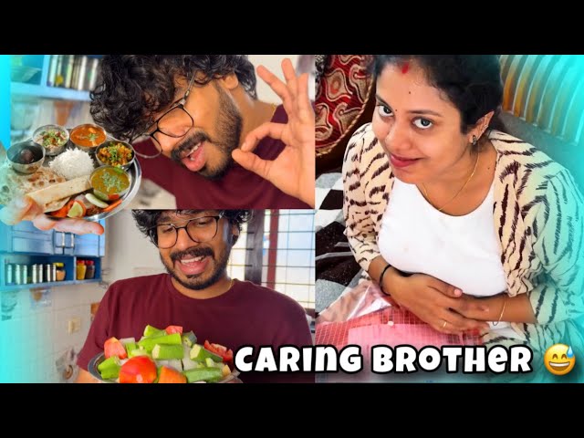 CARING BROTHER ☺️ | 2 MONTH OF PREGNANCY class=