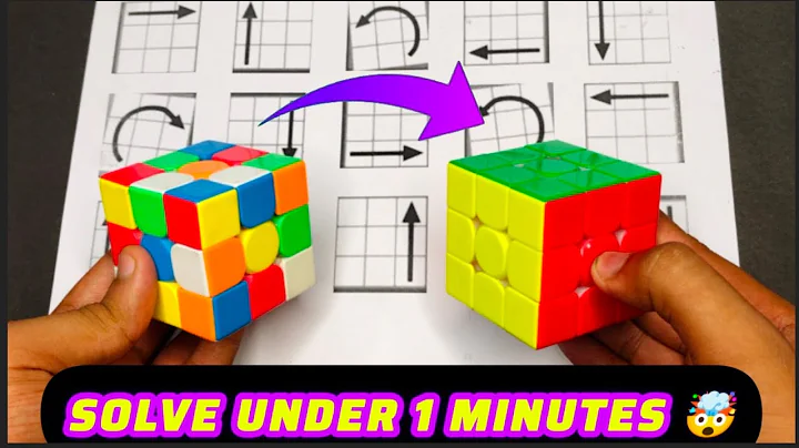 3×3 Rubik's Cube Solve In 1 Minutes || Easy Method For Beginner ||