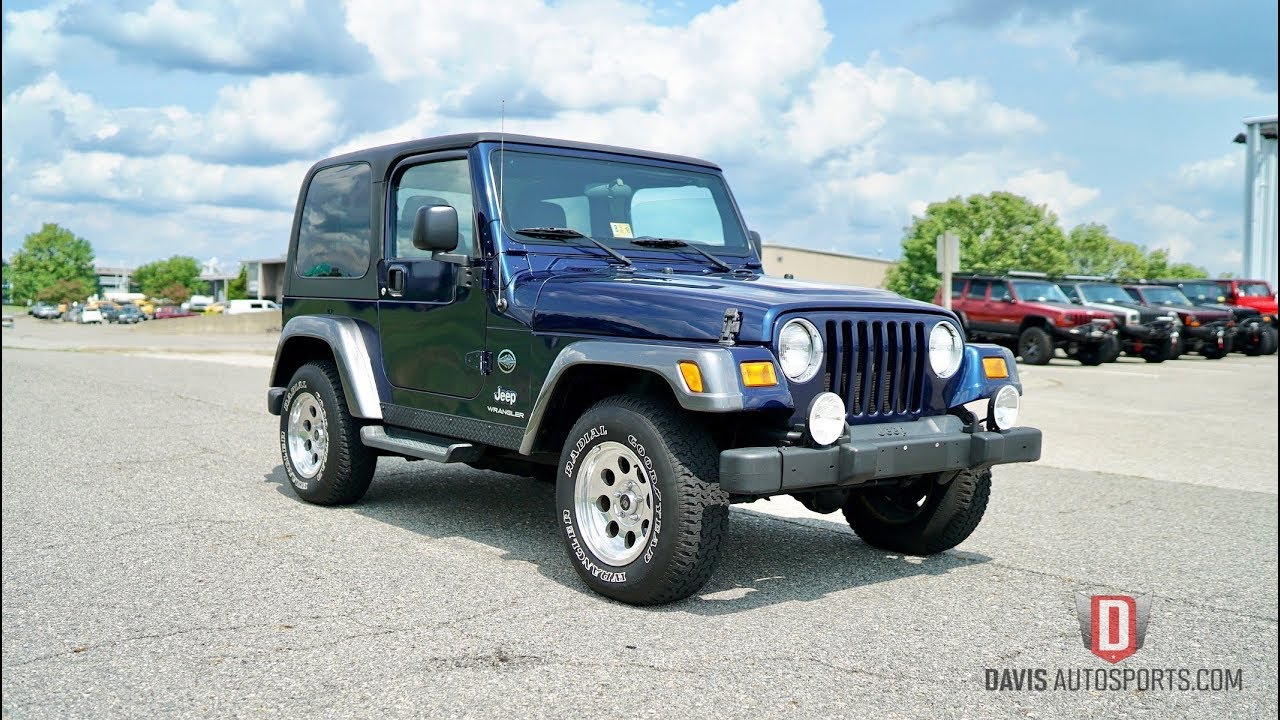 Davis AutoSports 2004 Jeep Wrangler / Rocky Mountain TJ / 57k Miles / For  Sale - YouTube