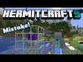 HermitCraft 9 ep 12: Mistake! I'm not always as funny as I'd like!