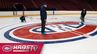 Bell Centre ice installed for the 2021-22 season | Timelapse