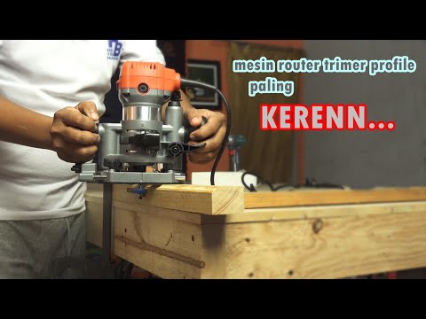 review mesin profile kayu router trimmer paling kerenn!! - ALDO 3607 ELEKTRIC ROUTER