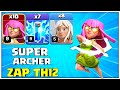 SUPER ARCHER + ZAP BEST TH12 3 STAR ATTACK STRATEGY (CLASH OF CLANS)