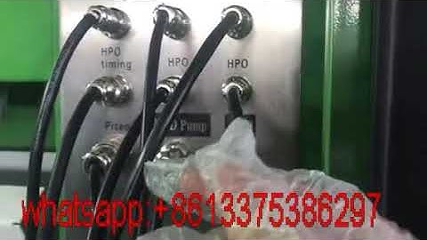 CR917S common rail injector pump test equipment with eui eup testing function