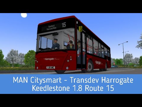 Omsi 2 Keedlestone Route 15 Man Citysmart Transdev Harrogate Download Youtube