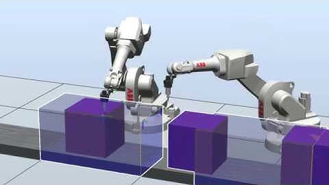 ABB Robot Studio Simulation All Video Compilation-Cool music