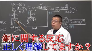 【高校化学】無機化学・金属元素⑪　銅の電解精錬・銅の単体とイオンの反応