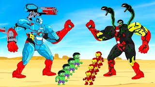 Evolution Of HULK & SPIDERMAN, IRON PATRION Vs IRON VENOM : Who Is The King Of Super Heroes?