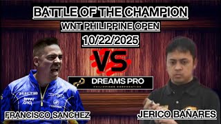 PHILIPPINE OPEN WNT JERICO BAÑARES vs FRANCISCO SANCHEZ RUIZ