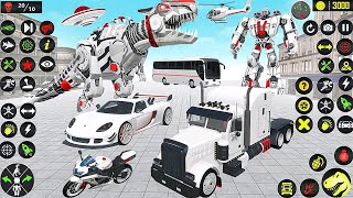 Robot Multiple Transform Wars: Dinosaur Dragon Tiger Car Game - Android Gameplay screenshot 1