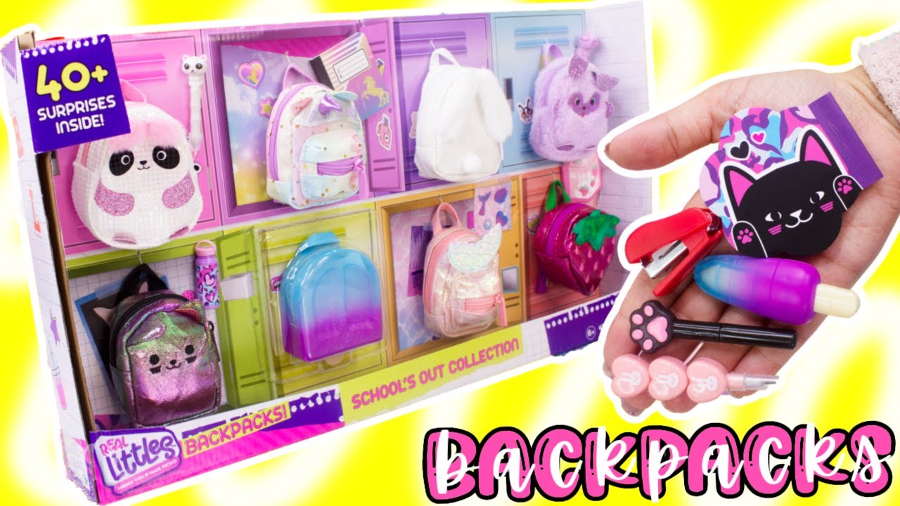 Real Littles Backpacks Schools Out Collection with OMG Unicorn Bad  Principal 