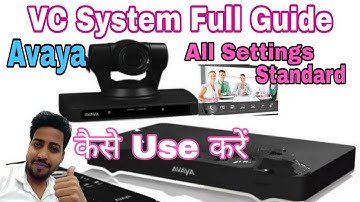How To Use Aavay Video conference system | VC Setup Guide & Configuration