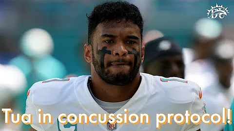 BREAKING NEWS‼️: TUA IS IN CONCUSSION PROTOCOL! AVAILABILITY FOR THE PATRIOTS GAME UP IN DOUBT 🙆🏾‍♂️