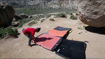 Bouldering: 2. Leveling Boulder Pads | Climbing Tech Tips