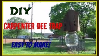 How To Make A Carpenter Bee Trap