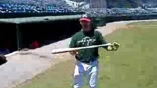 Damon Lessler Spinning Bat Like a Fiend WHOA