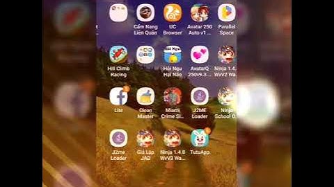 Hướng dẫn cài đặt app j2me Loader  treo ninja và game jar khác