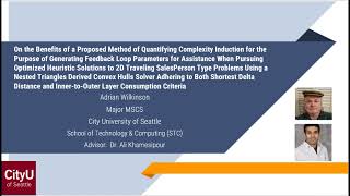 A 2D TSP Problem Complex Hulls Solver using a Complexity Induction based Feedback Loop