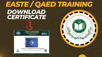 Download Module 2 Certificate | QAED Training