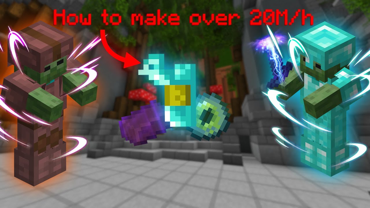 How to Make 20M per hour in Hypixel Skyblock YouTube