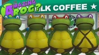 TEENAGE MUTANT NINJA TURTLES ARE IN THE FROG WORLD! | The Amazing Frog Gameplay - PART 14