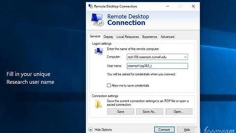 Connecting to CISER Research Servers Using Windows