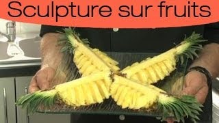 Décoration culinaire : sculpter un ananas en étoile