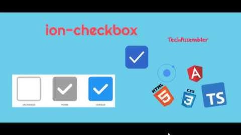 Ionic 5 - 11 Ion - checkbox