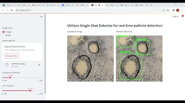 Real Time Pothole Detection App