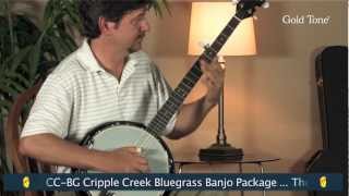 CC-BG Bluegrass Banjo Starter Pack Vintage Brown