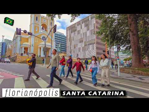 فلوريانوبوليس مدينة جميلة في جنوب البرازيل سانتا كاتارينا 4K UHD
