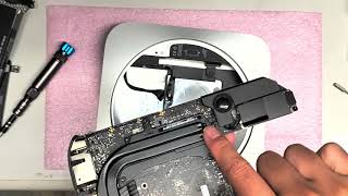 Mac mini Disassembly RAM SSD Hard Drive Upgrade Repair Power Supply Fan Replacement