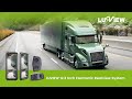 Blind Spot Detection System with LUVIEW 12.3-Inch Electronic Rearview Mirror