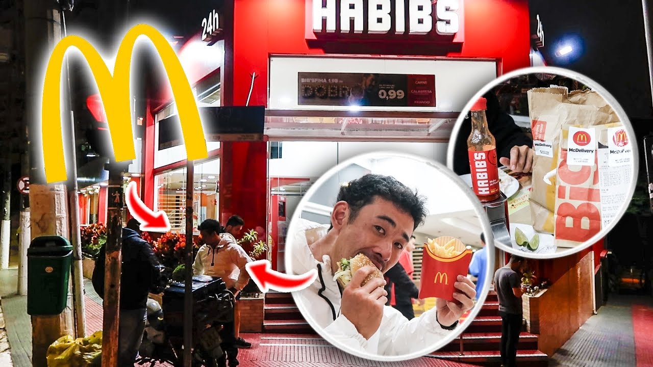 PEDI MCDONALDS DENTRO DO HABIBS