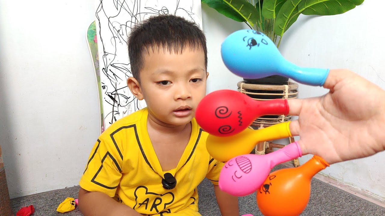 Abdar bermain balon berwarna dan bernyanyi balon fingger #mainananak #bermain #videos