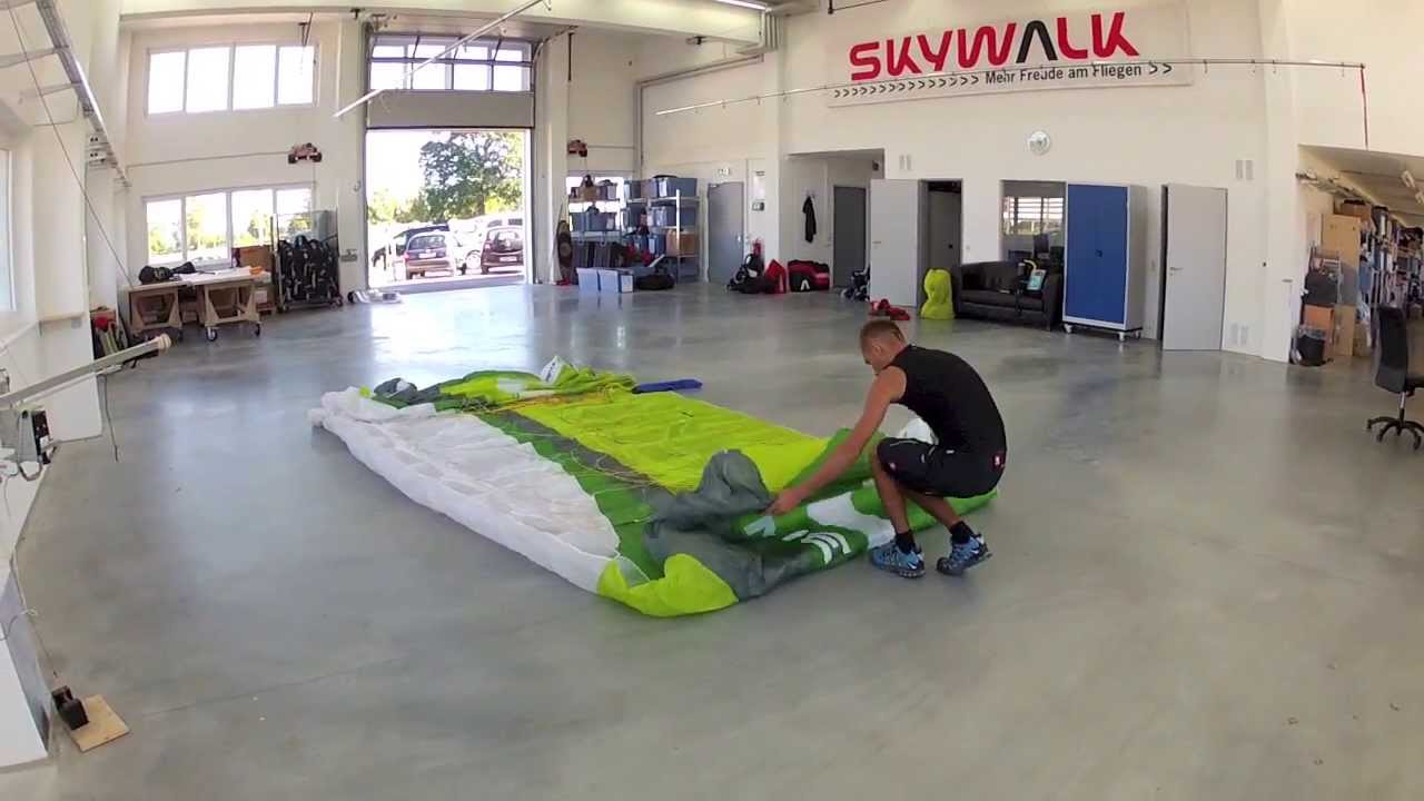 ⁣how to pack/fold your paraglider - skywalk Paragliders