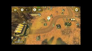 Let's Play - Tower Defense Generals TD, 1-1 First Contact, 5 Stars, Insane Mode screenshot 5