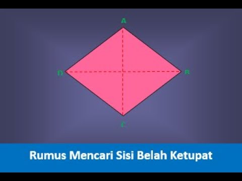 Video: Apakah semua sisi belah ketupat sama?