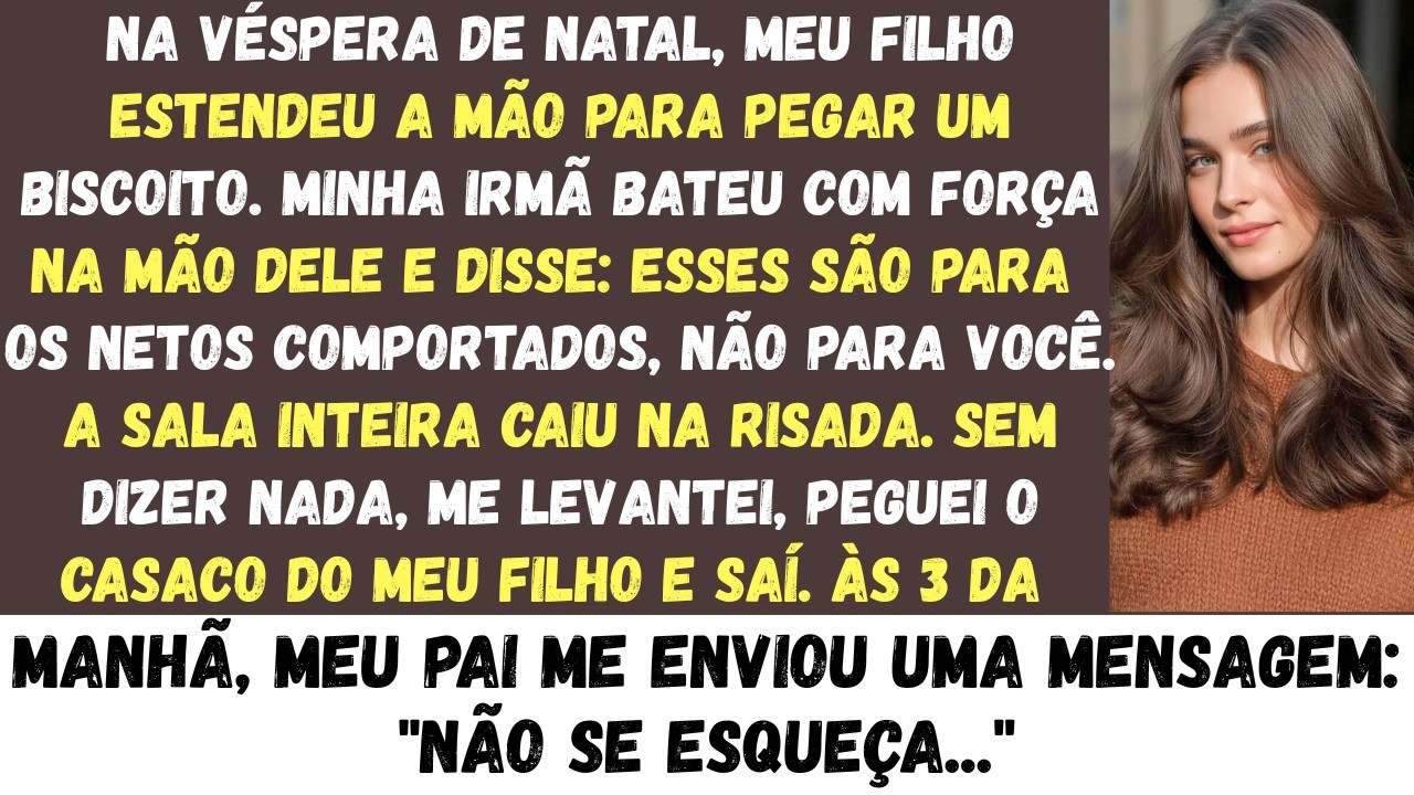 Na Véspera de Natal, Minha Irmã Afastou a Mão do Meu Filho Quando Ele Tentou Pegar um Bolo