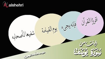 سورة يوسف وجمال التلاوه من الآية 38 الى الآية 57 عبدالله الشهري Beautiful verses from Surat Yusuf