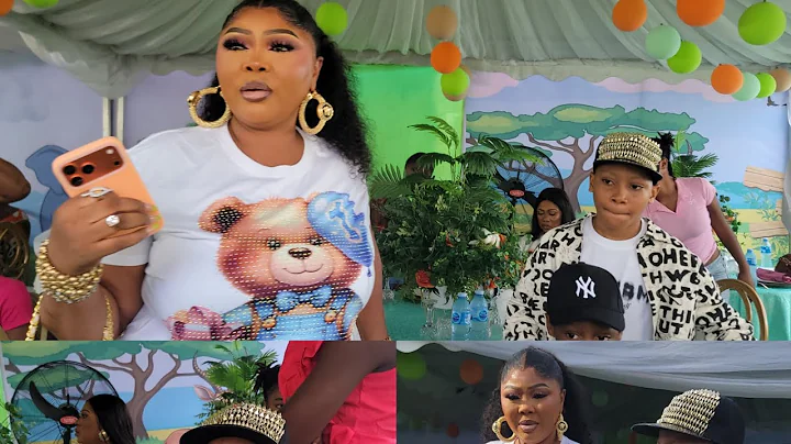 SEE HOW ACTRESS WUNMI AJIBOLA SON SHINES AT DAYO AMUSA SON'S BIRTHDAY PARTY