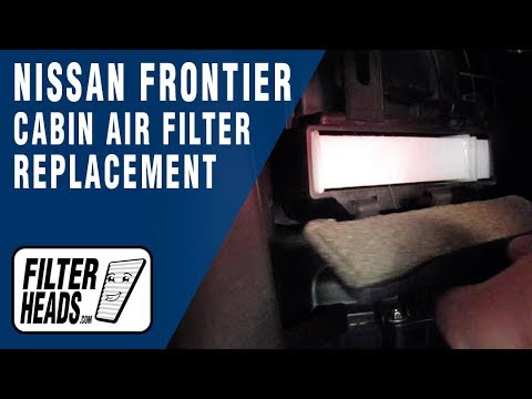 How to Replace Cabin Air Filter 2015 Nissan Frontier