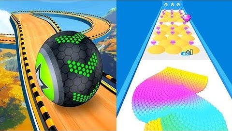 Going Balls VS Canvas Run All Levels Gameplay ! Android iOS games